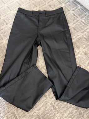 Express Black Women's leather coating Pants